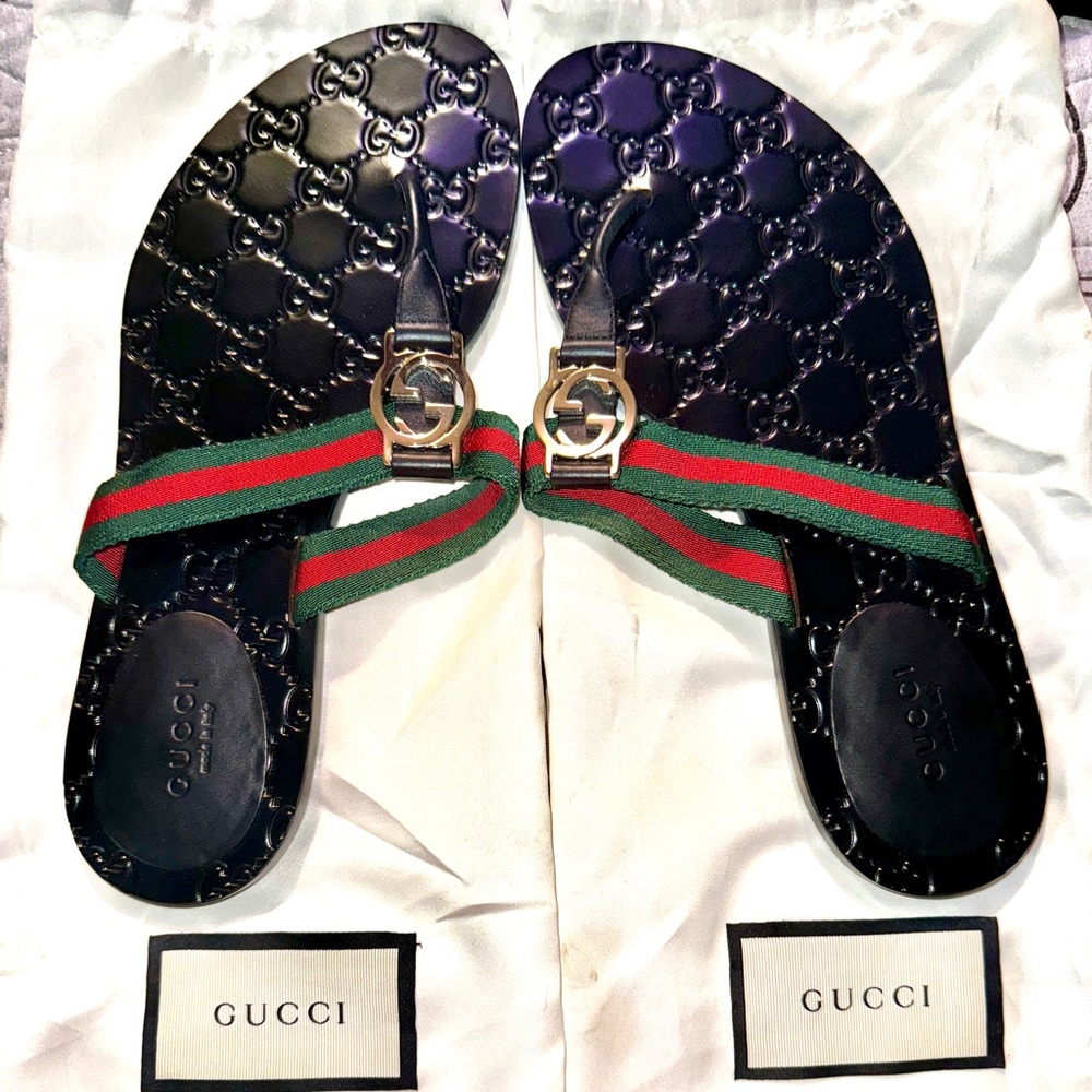 Gucci Flip Flop Sandals